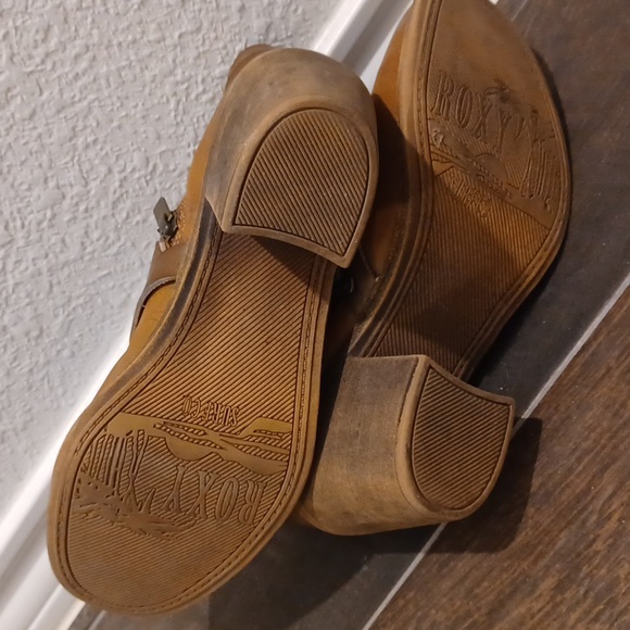 ROXY strappy shortie leather bootie boot - 7.5 - Picture 7 of 9